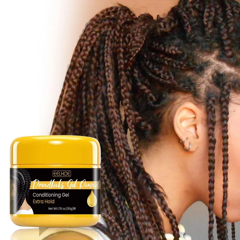 

Braided hair gel wax, long-lasting anti-fall, moisturizing braided styling with natural shine, wholesale.