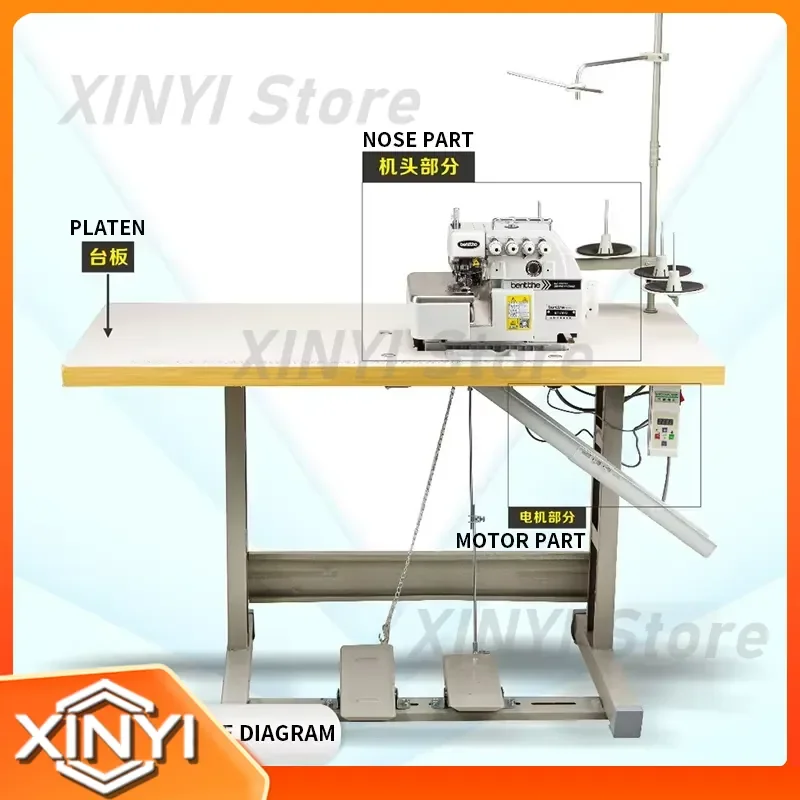Overlock Machine for Super Computer Three-Thread Four-Thread Five-Thread Overlocking Sewing Machine for Household Industrial