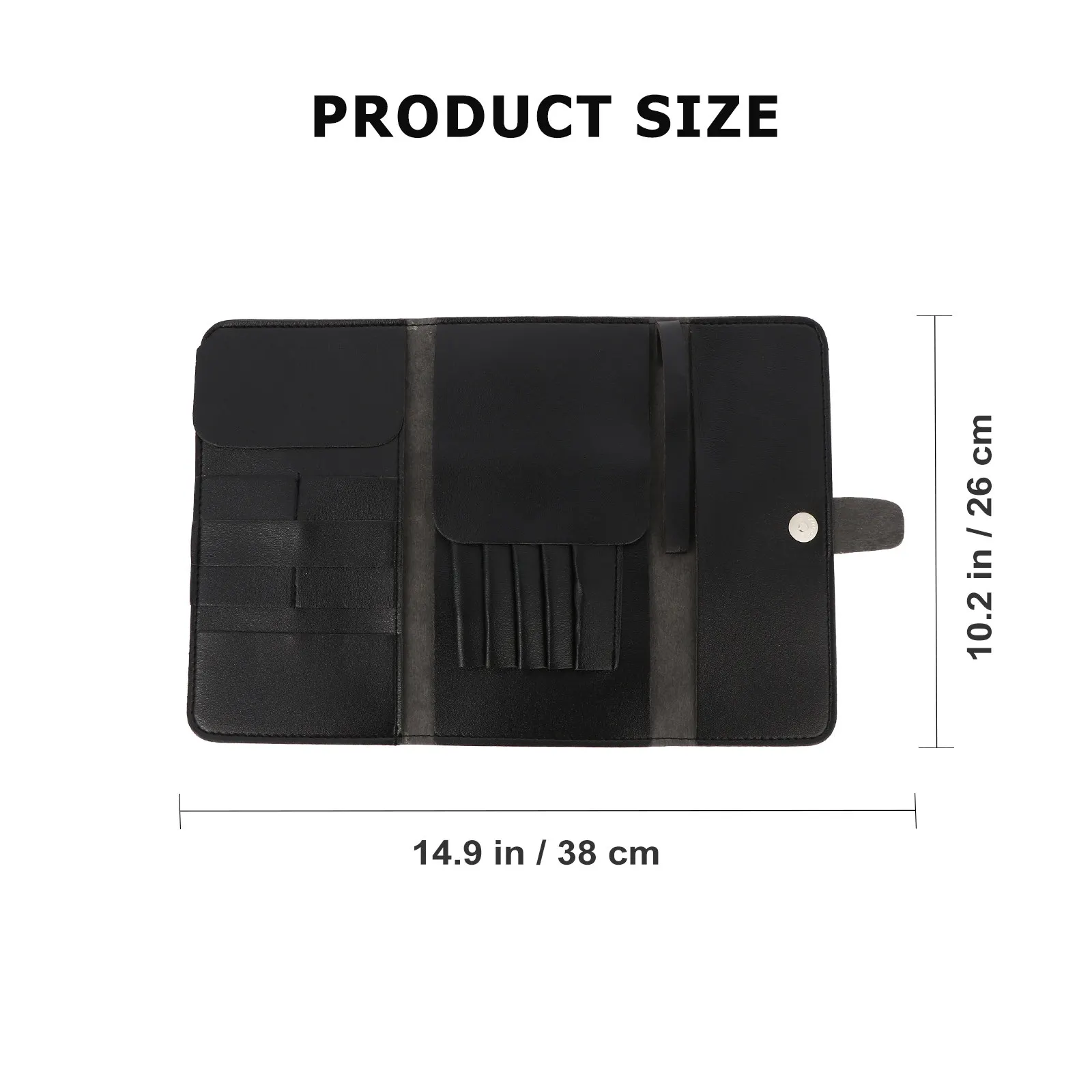 Hairdressing Tools Container Stylish Professional Lightweight Easy Carry Max Capacity 5 Scissors Many Clips