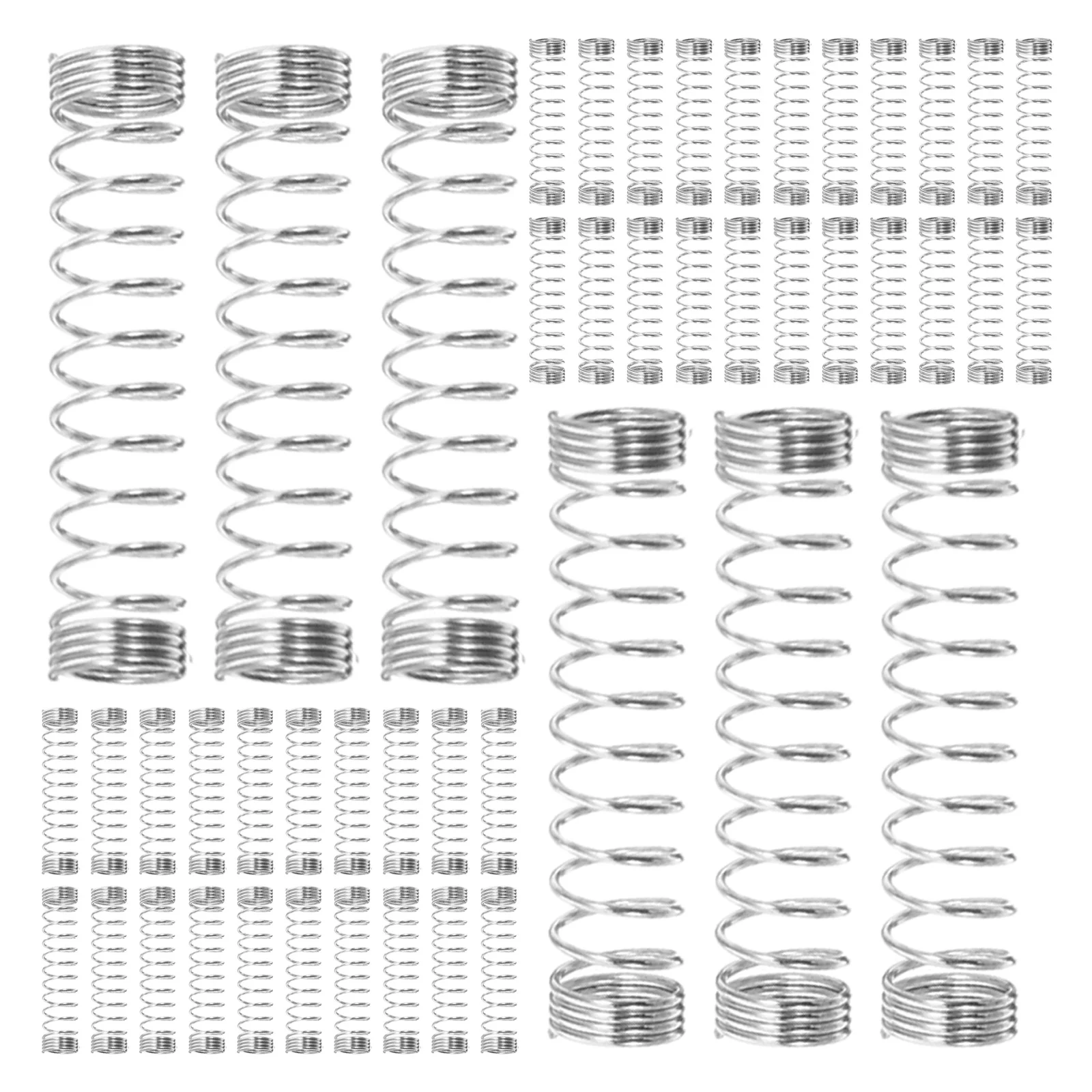 100 قطعة قلم حبر جاف نوابض ضغط الفولاذ المقاوم للصدأ عمل زنبرك صغير للأقلام استبدال نوابض القلم