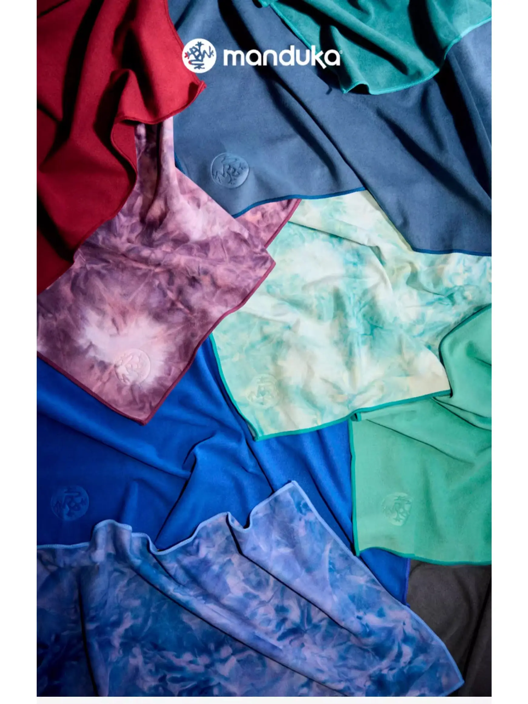 Toalla para colchoneta de yoga Manduka eQua, antideslizante, de secado rápido, multifuncional, portátil, para entusiastas del...