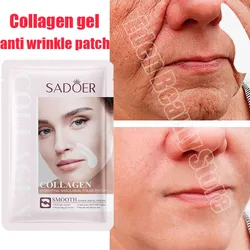 Collagen Smile Line Gel Patch Lifting Firming Relief Sagging Mouth Wrinkle Treatment Anti Aging Tighten Sticker Korean Skin Care