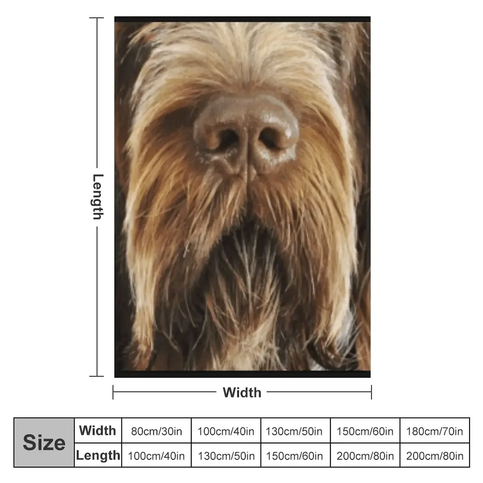Italian Spinone Dog Throw Blanket funny gift Hairys Warm Sofas Polar Soft Plush Plaid Blankets