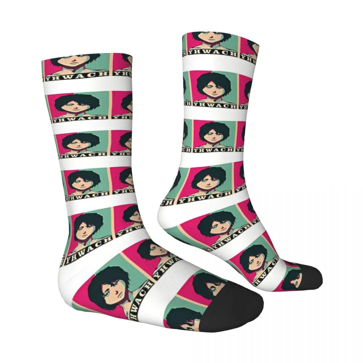 Red And Green Bleach TV Series Manga Socks Male Mens Women Spring Stockings Printed