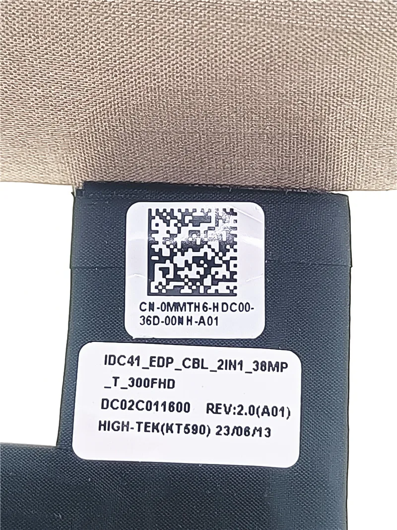 For Dell Latitude 7440 2-in-1 Screen Cable IDC41 EDP 38 MP 300Hz FHD Screen Ribbon Cable MMTH6 0MMTH6 DC02C011600