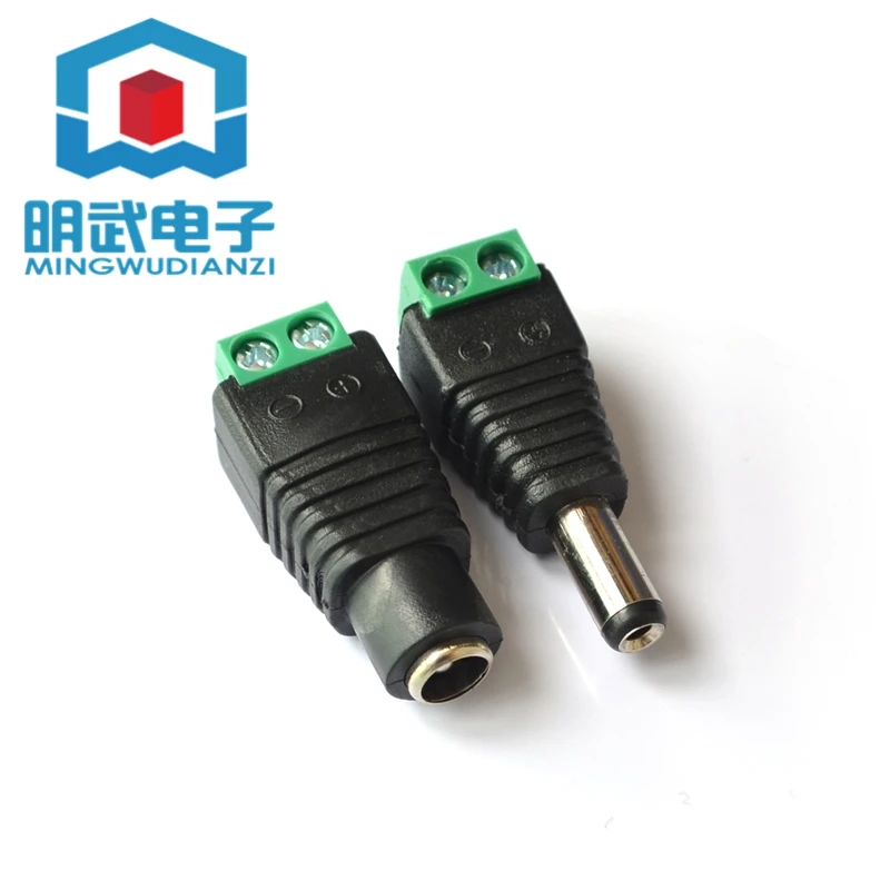 Wiring DC Male Terminal Post DC Female Monitoring Engineering Power Connector Male And Female
