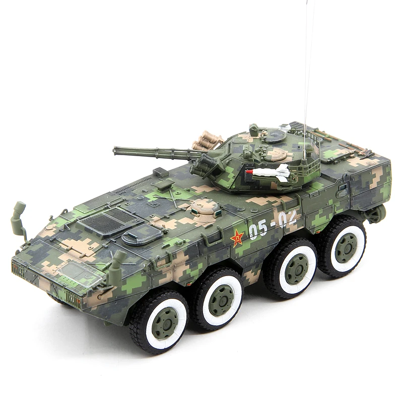 Fine 1:72 Chinese ZBL-08 wheeled infantry fighting vehicle model  Digital jungle camouflage  Finished product collection model