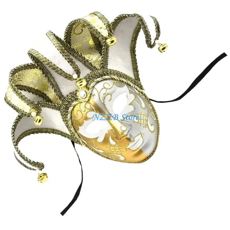 T21F Mardi Gras Mask Maskerade Mask Mask Venetians Mask Carnivals Mask Mask เครื่องแต่งกายฮาโลวีนสำหรับผู้ชายและผู้หญิง