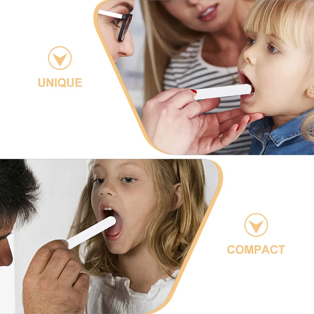 

50Pcs Dental Tongue Depressors Professional Medical Wood Sticks for Examination Disposable Diagnostic Tools Bulk