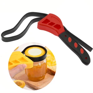 Adjustable Strap Wrench, 6 Inch Strap Wrench Plumbing, Rubber Strap Wrench, Water Oil Filter Pipe Wrench for Plumbers