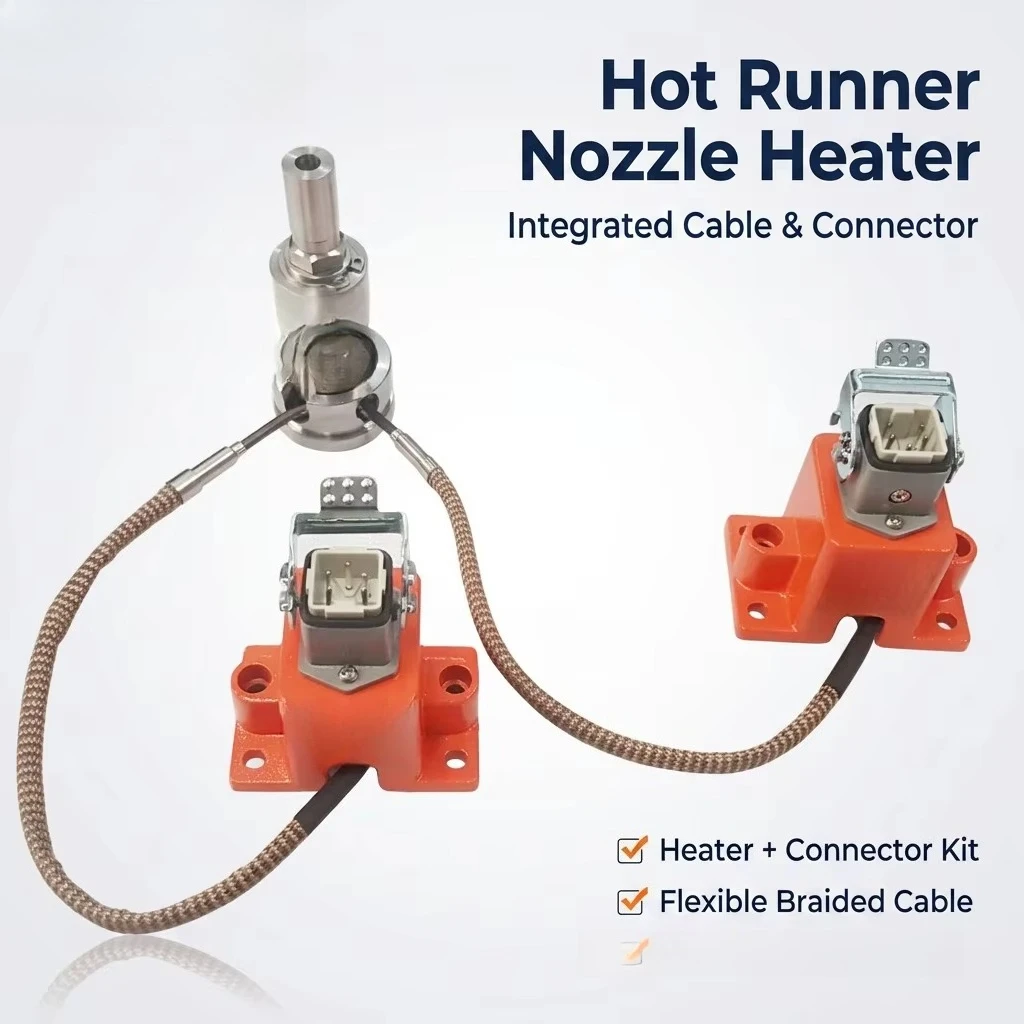 Hot Runner Nozzle Heater Single Point Injection Molding Tool Nozzle