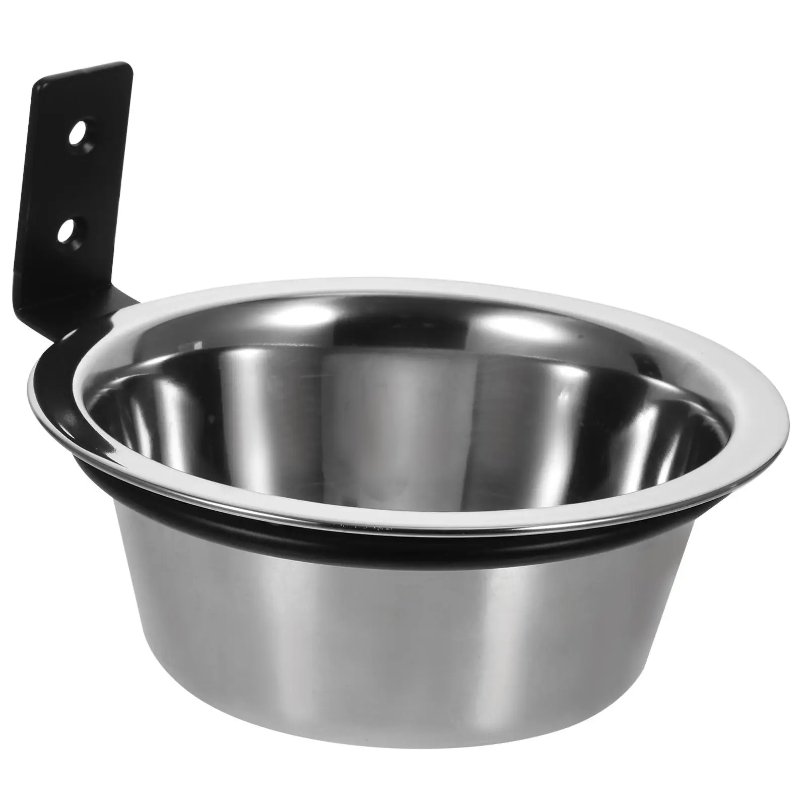 

Elevated Dog Bowl Pet Water Food and Dogs Wall Mounted Dishes Stainless Steel Bowls for Travel