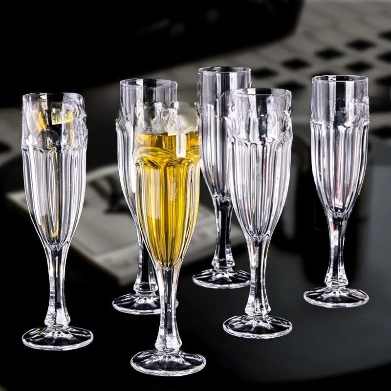 Crystal water red wine  champagne  foreign wine