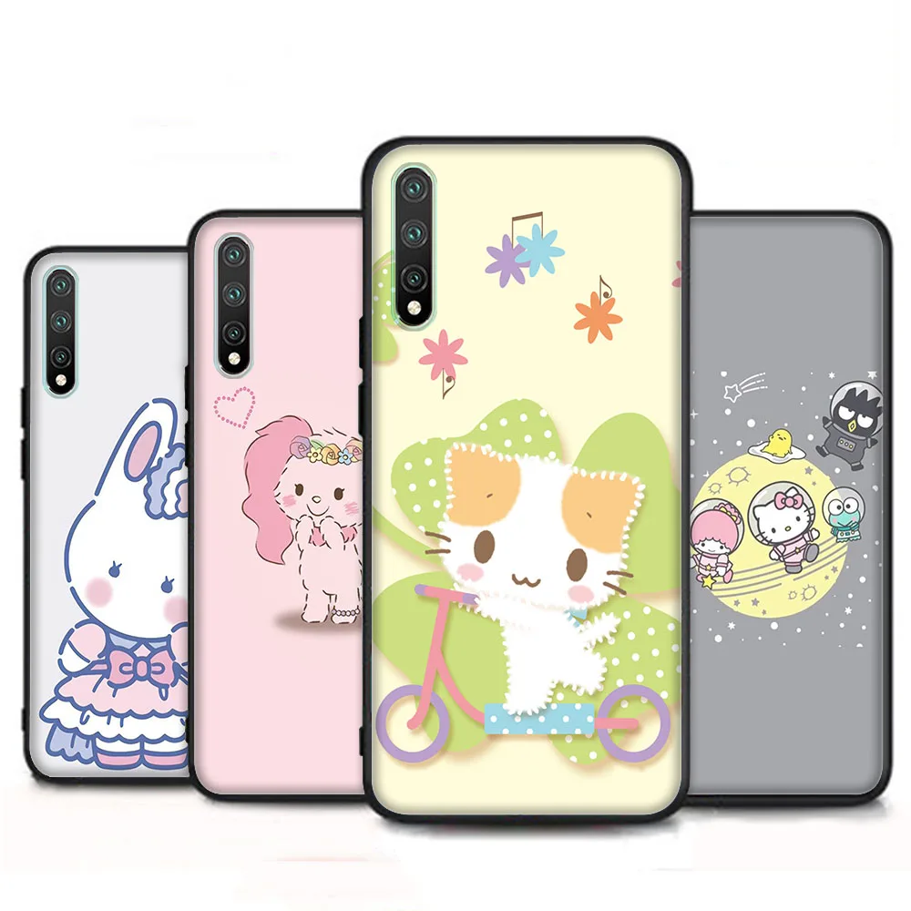 Sanrio Other Character Cover for Realme 8 8I 9I C11 C20 C20A C21 C21Y C25Y C25S C25 C12 C30 C31 C33 Pro Black Phone Case