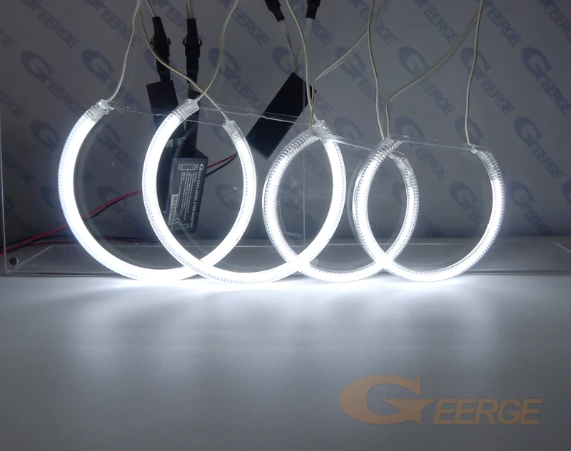 Excellent Ultra Bright CCFL Angel Eyes Halo Rings Kit Day Light For BMW 3 Series E46 Compact 2001 2002 2003 2004 2005