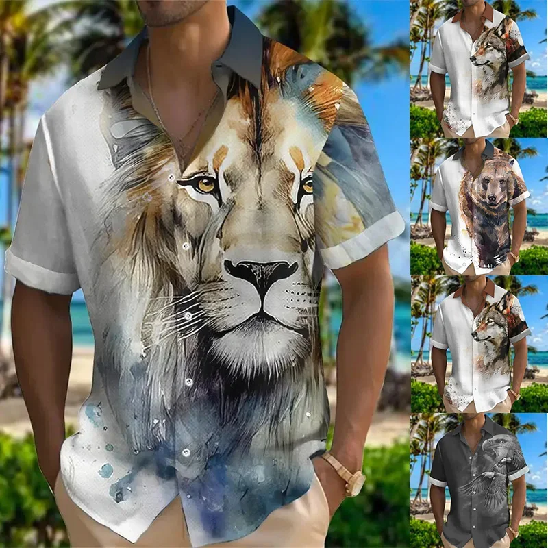 

2024 Hawaiian Samurai Culture Shirt For Men's Tattoo Japanese Tessffel 3d Printed Me20n Fashion Harajuku Casual Oversized Summer