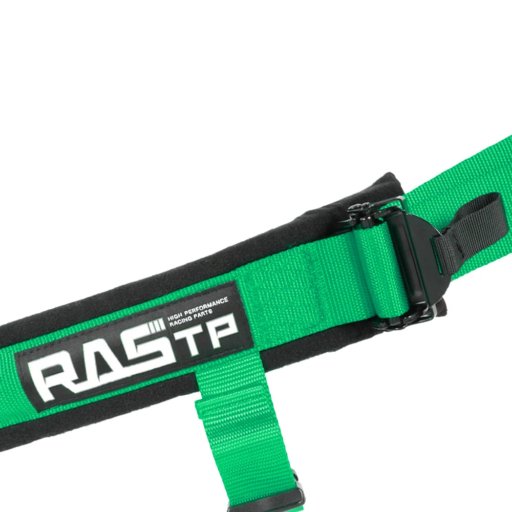 RASTP-New 2-inch Four Point With Sponge Bolt Mounting Racing Seat Belt High Grade Strap Nylon Belts Safety Harness BAG091