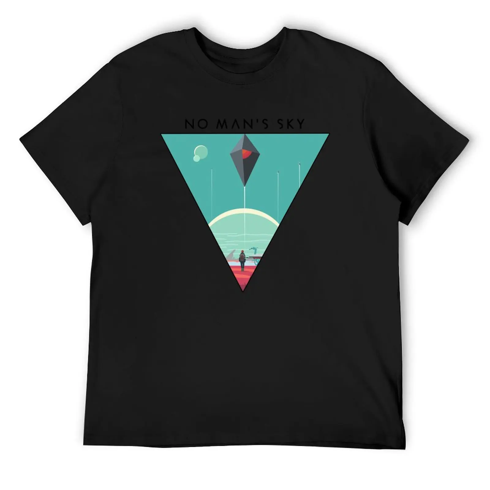 No Man's Sky T-Shirt customs kawaii clothes baggy shirts t shirts men