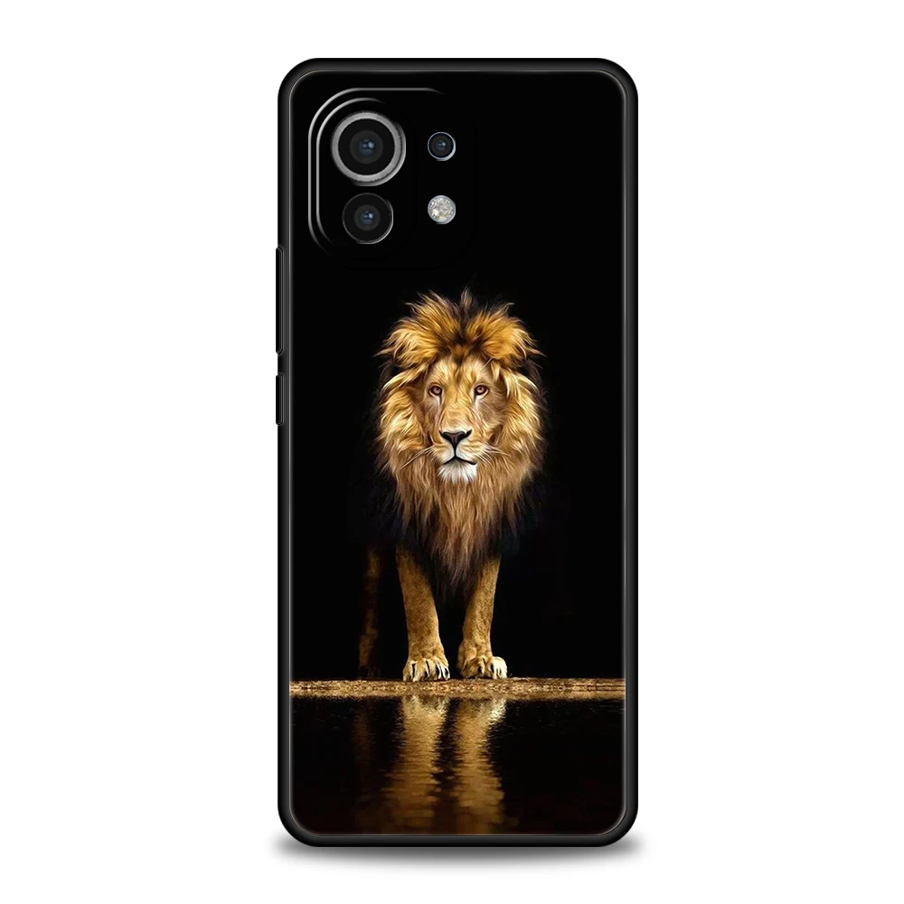 Animal Lion Phone Case For Xiaomi Mi X3 X4 NFC F3 M3 M4 GT Note 9T 10T 10 11 Ultra 11T 11X 12 Pro Lite 5G Silicone Shell Fundas