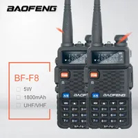 2pcs Baofeng BF-F8 Plus Professional Walkie Talkie UHF VHF Portable Radio Scanner Ham Radio Station Transceiver bf f8 BF-F8+