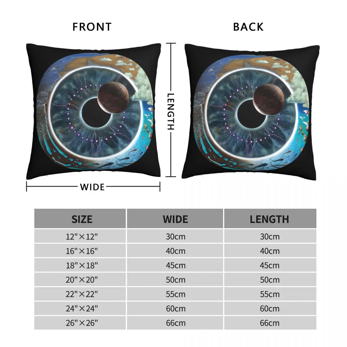 Pulse Album Cover Pillowcase Polyester Linen Velvet Pattern Zip Decor Pillow Case Sofa Seater Cushion Case