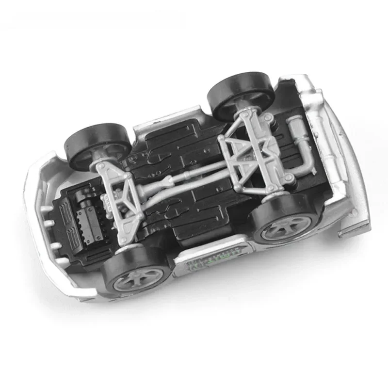 4개/대 1/72 4D 스티커 소년 슬라이딩 Q 버전 장난감으로 랠리 자동차 모델 조립