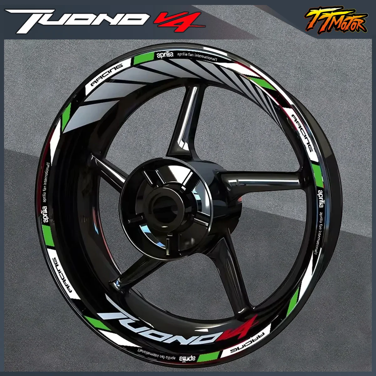 

Для Aprilia Tuono V4 аксессуары для мотоциклов, наклейки, виниловые светоотражающие наклейки, ступица колеса, мото обод, полосы, лента, гоночные наклейки