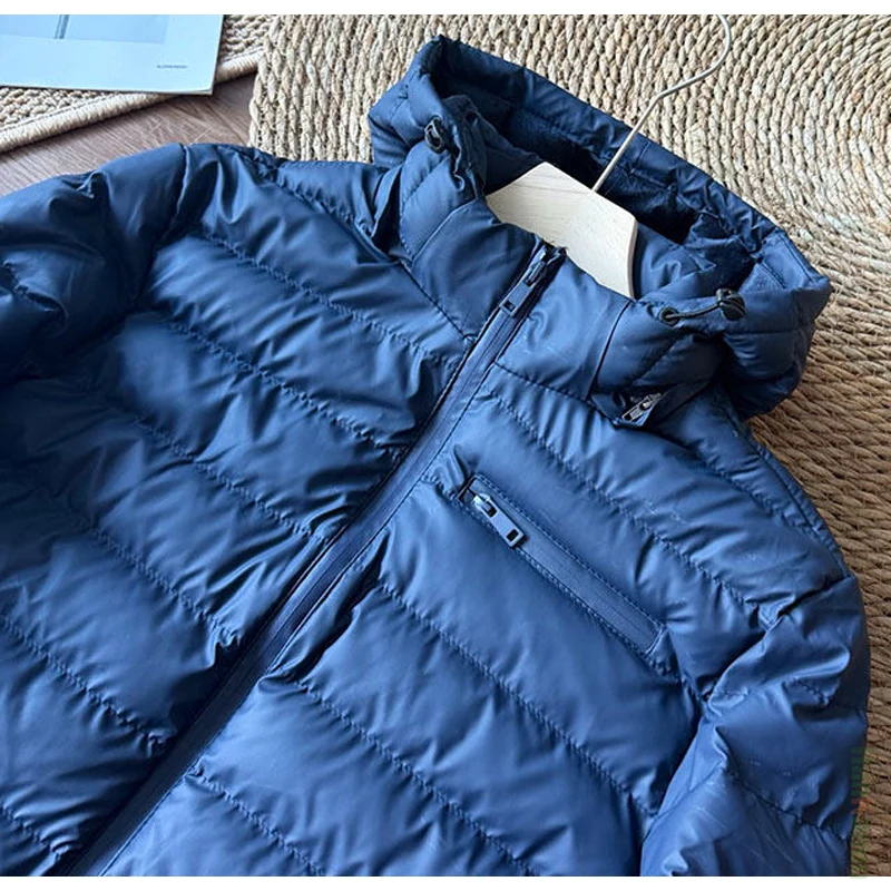 

Outdoor Series Lightweight Cotton-padded Jacket with Hood, Unisex, Windproof Thick Camping Jacket.