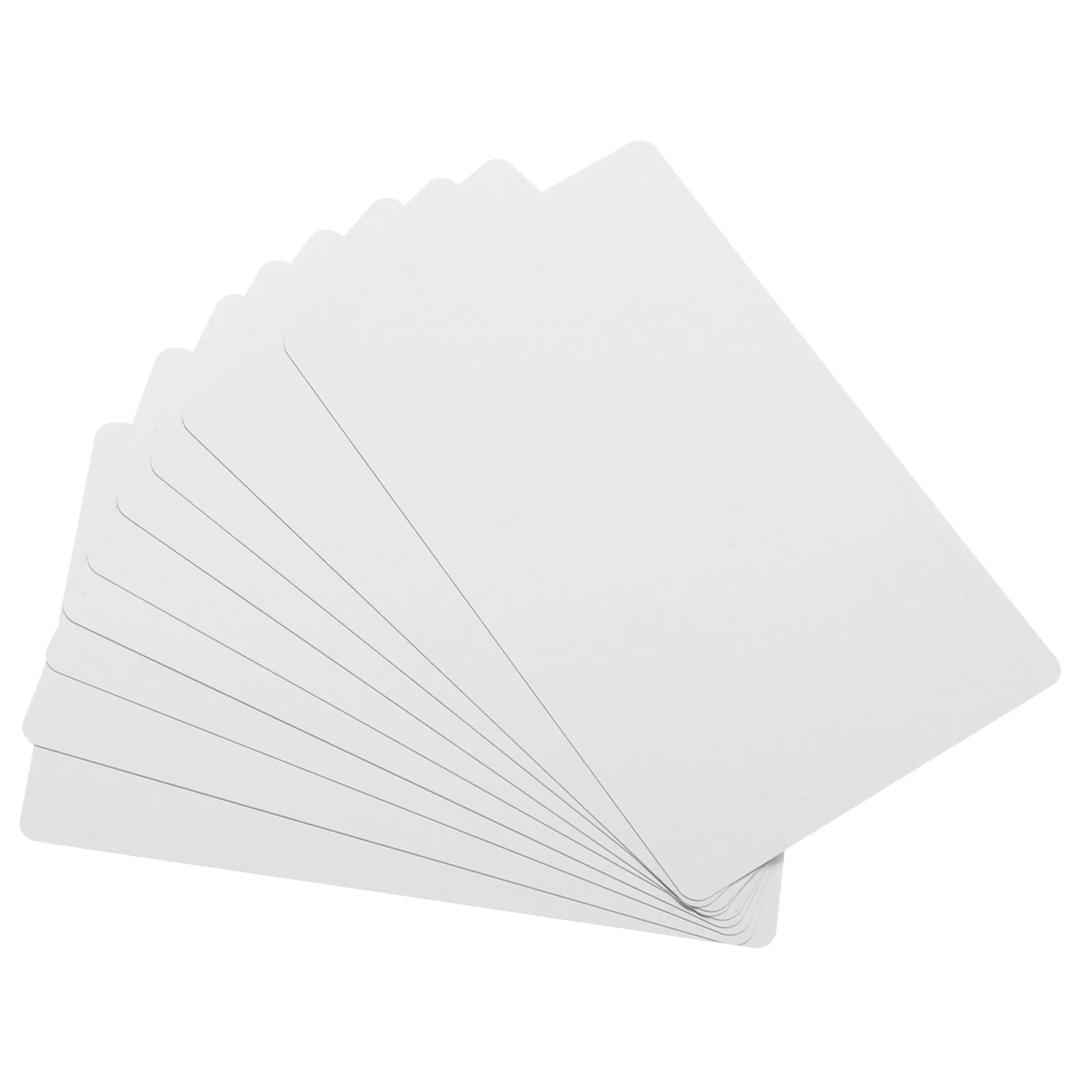 100 Pcs Metal Blank Business Card Sublimation Aluminum Sign Blanks Cards Material Name Tag