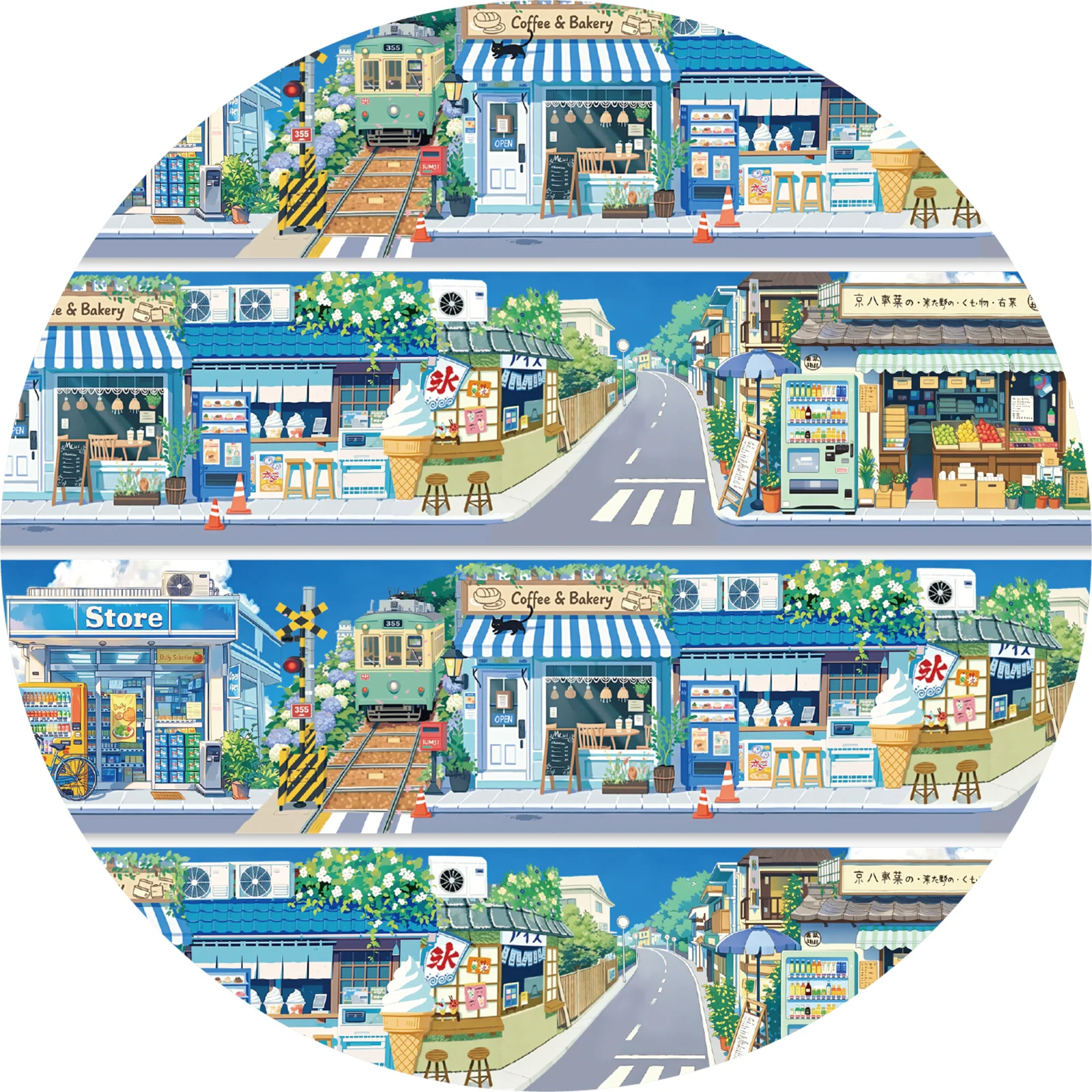 Korean Lifestyle Student - Taśma Etori Life o wymiarach 60mm*2m