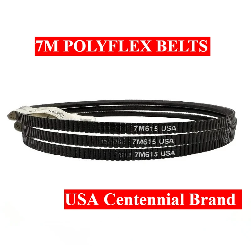 7M1220 7M1250 7M1280 POLYFLEX BELTS Sander Motor 3d Printer Tools Machine Variator Lathe Polyurethane Wide-angle Belts