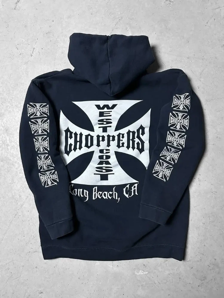 

Loose street style men's and women's hoodies, fashionable pullover pockets, American printed autumn thin clothing