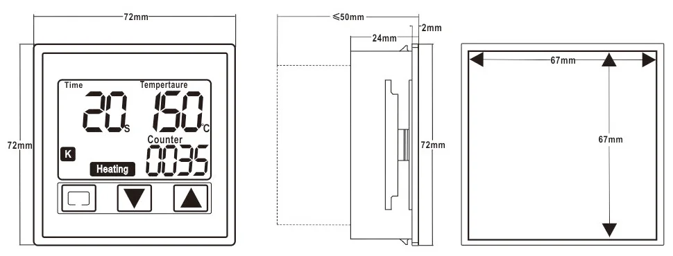 Mit 1 Stück 40A SSR Heißpressmaschinen-Thermostat mit Timer und Zähler, Zeitalarm, Heißpräge-PID-Temperaturregler – Detail 15