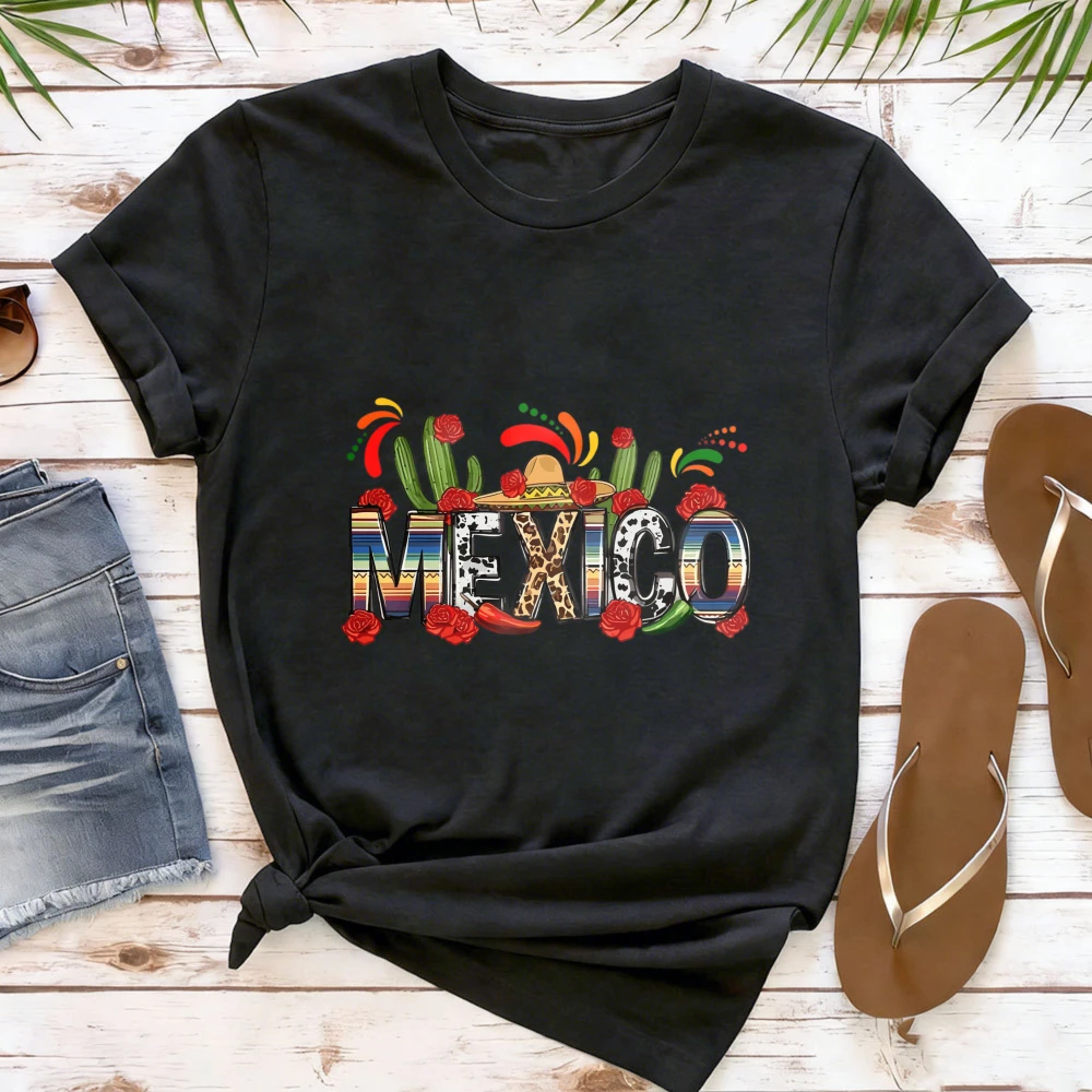 Mexican Shirt for Women Mexico Trip Shirt Latina Shirt Cinco De Mayo Tops Hispanic Tees Mexican Festival Clothes