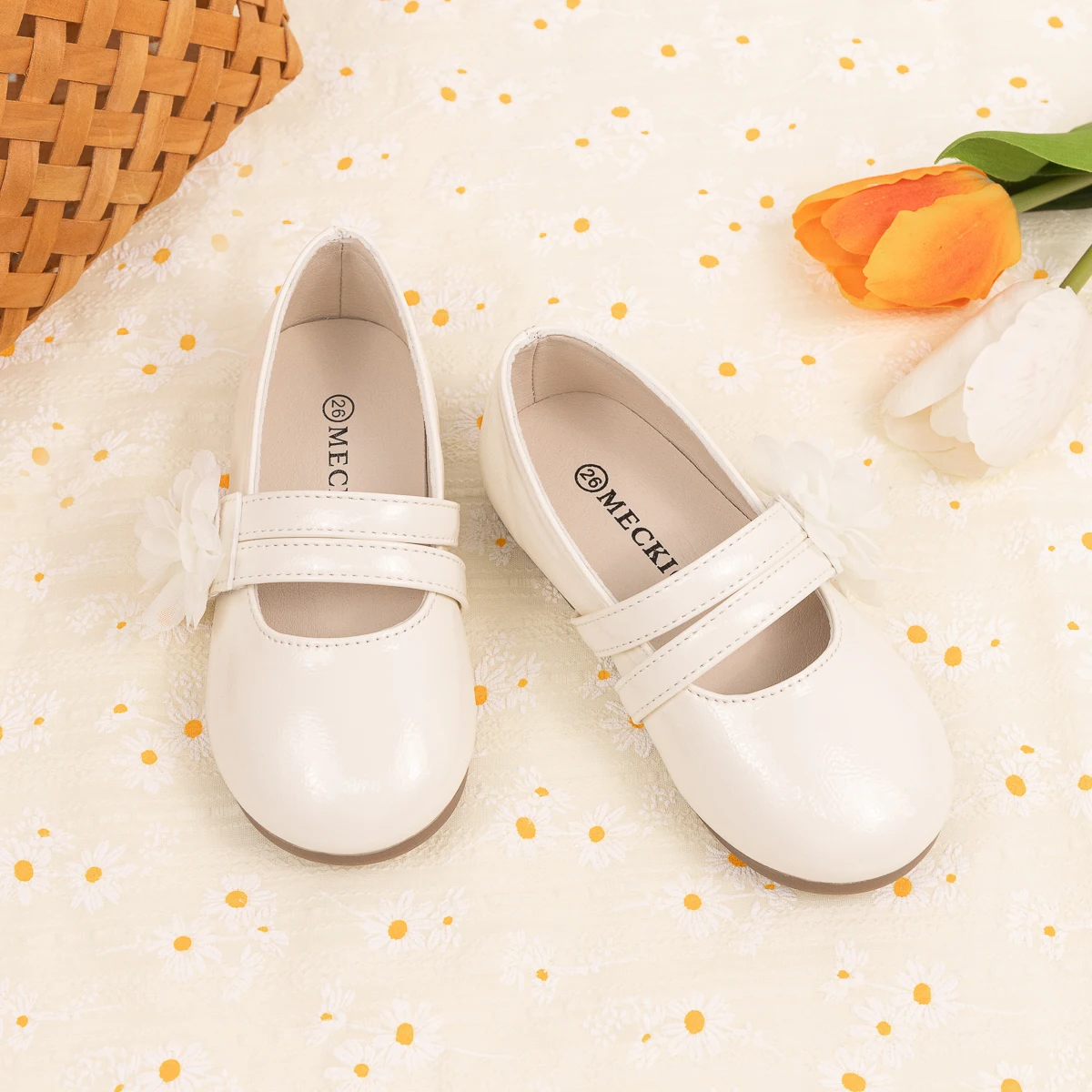 أحذية ماري جين المسطحة الناعمة غير الرسمية للفتيات الصغيرات للربيع والخريف، خفيفة الوزن للأطفال، كرة الأميرة سهلة الارتداء #3