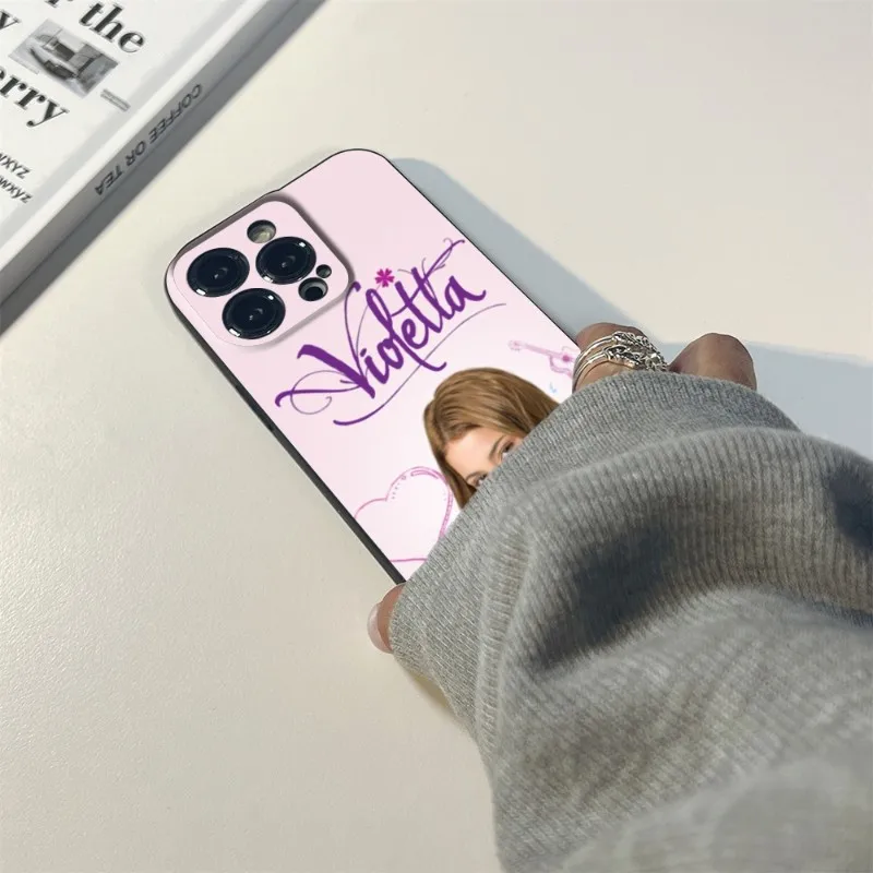 Violetta tv show cell Phone Case FOR IPhone 14 13 11 12 Pro 8 7 Plus X 13 Pro MAX XR XS MINI SE 2020 Black Covers