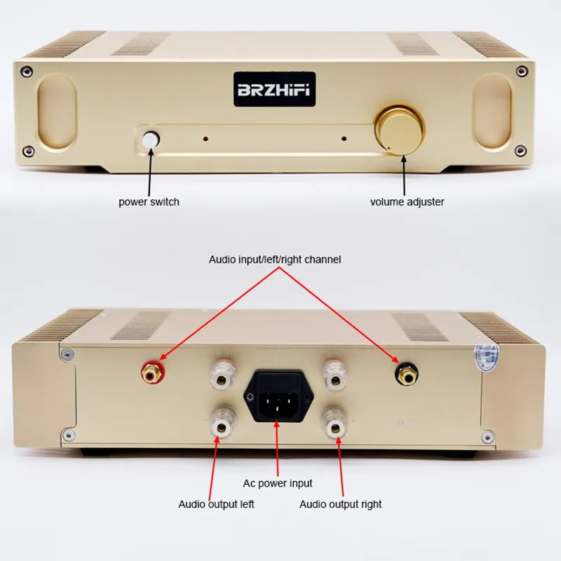 BRZHIFI Good Voice King WEILIANG AUDIO HIFI Dual Circuit giradischi MM MC Phono Stage amplificatore Home Theater amplificatore