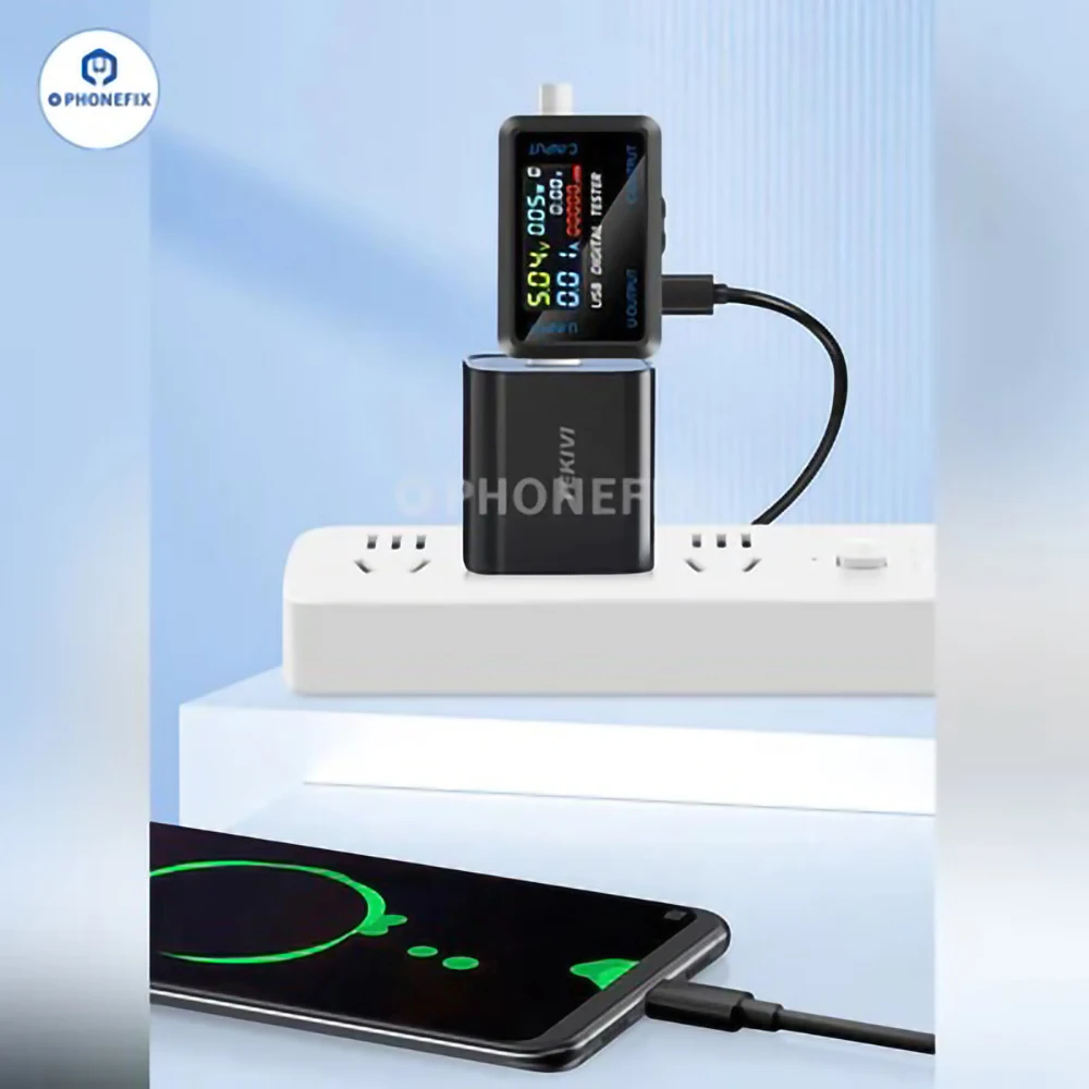 2uul pw21 detector multifuncional de pareja de carga en miniatura para la prueba y mantenimiento de datos de registro de capacidad de corriente y voltaje de dispositivos digitales