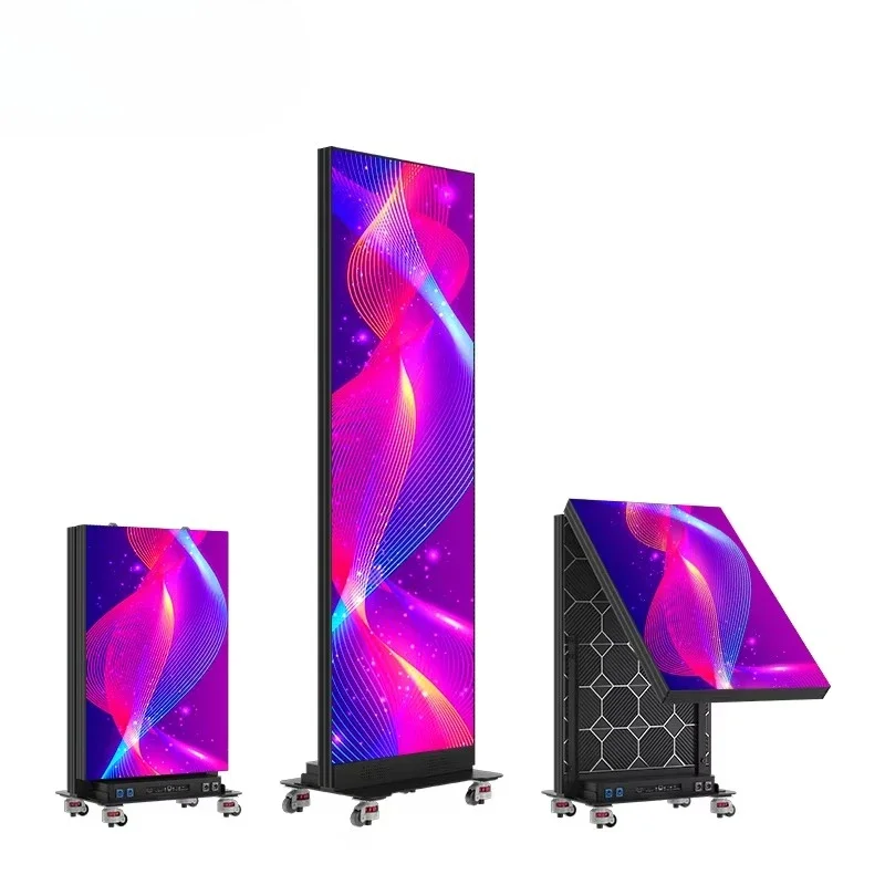High Quality 8K HD Moveable Shenzhen Customize Indoor Digital Fold Led Poster Events Wedding Trade Show Advertising Booth 5-Year