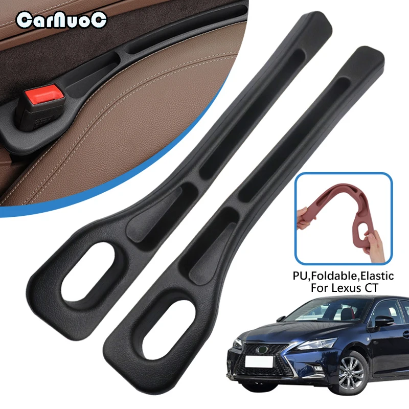 

2PCS Car Seat Crevice Filling Storage Leak-proof Sealing Strip For Lexus CT 2011 2012 2013 2014-2022 Car Interior Accessories