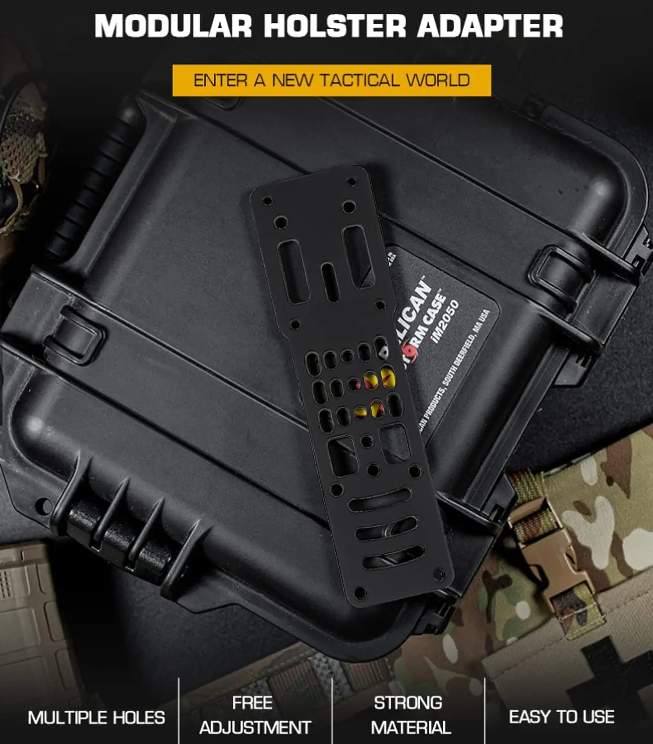 محول الحافظة التكتيكية المعيارية مع مجموعة QLS، منصة حافظة الساق المتدلية مع حزام الساق ومعدات الشرطة وسحب سريع #6