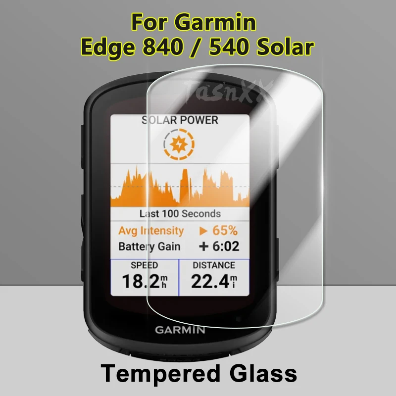 

5Pcs Screen Protector For Garmin Edge 540 840 Solar Bike GPS Speedometer Ultra Slim Clear 2.5D 9H Tempered Glass Protective Film