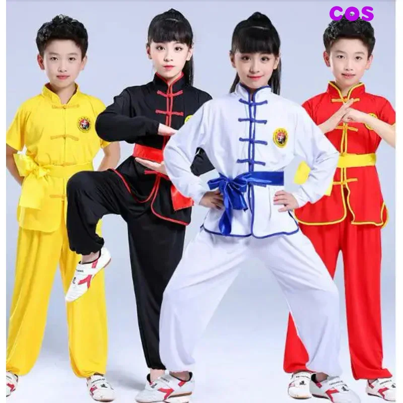 Z Hot 2020 Children Chinese Traditional Wushu Clothing Kids Martial Arts Uniform Kung Fu Suit Girls Boys Stage Performance Costu