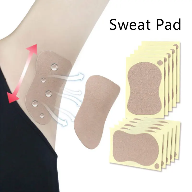 Antiperspirant Underarm Dress Sticker Pads Armpits Sweat Pads Summer Deodorant Patch Men Women Stickers Anti Sweating Pads