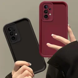 Camera Lens Silicone Case For Samsung Galaxy A13 A23 A33 A53 A73 A52S A12 A22 A32 A52 A72 4G 5G Soft Back Cover