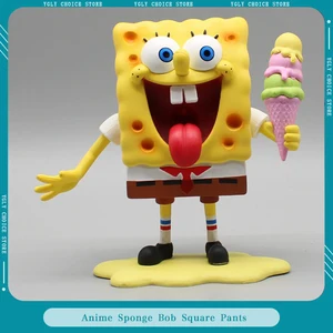 Anime Bob Esponja Calça Quadrada Action Figure, Estátua Modelo Coleção, Brinquedos Presentes para Crianças 10 principais vendas bob esponja pants - №2