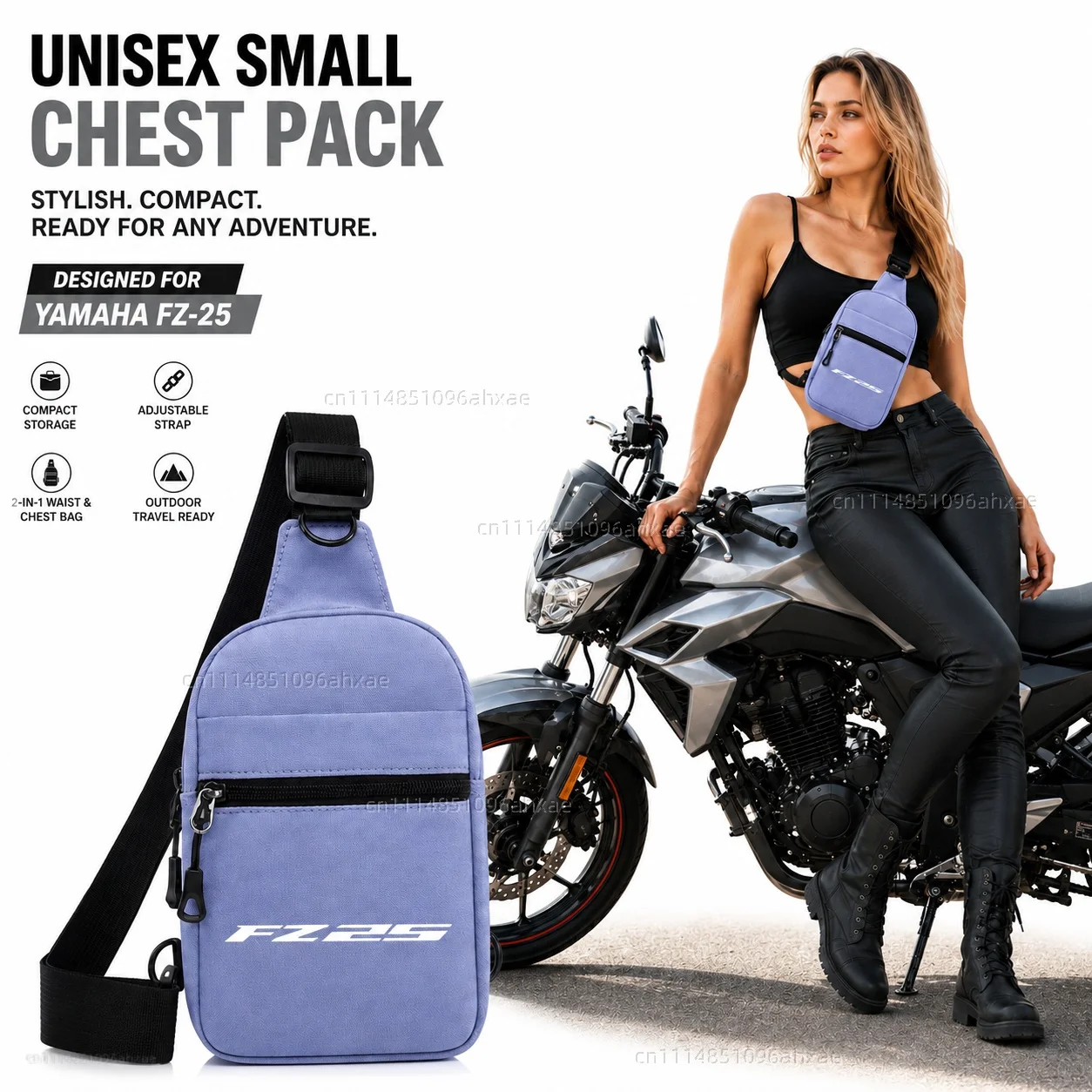 

Motorcycle 2In1 Multi-functional Waist Bag Chest Bag Outdoor Travel Bag Waterproof Riding For YAMAHA FZ-25 FZ25 FZ 25