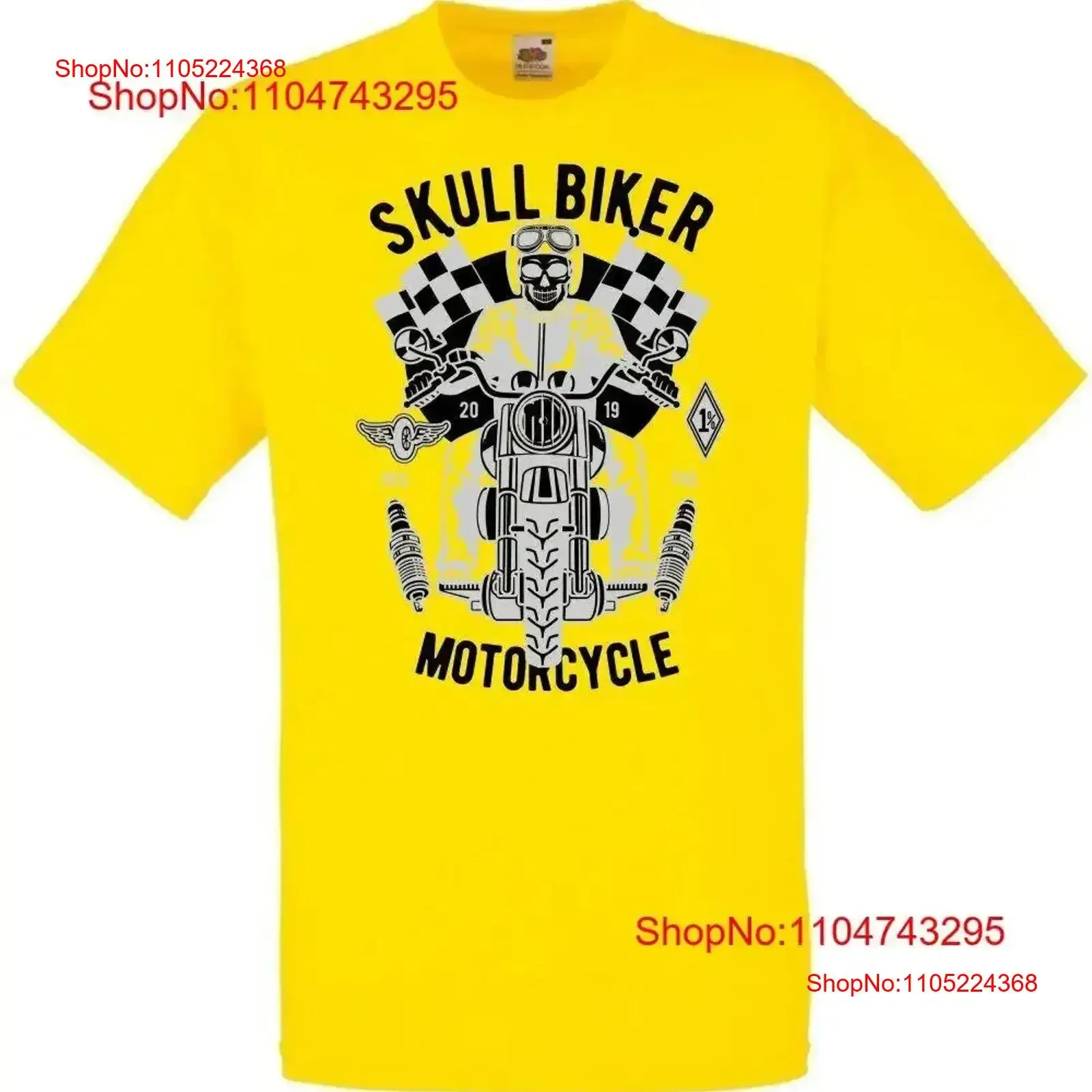 Skull Rider Motorcycle Novelty T Shirt Various Colours And Sizes vintage Washed Breathable Top For Everyday Wear Slightly homme