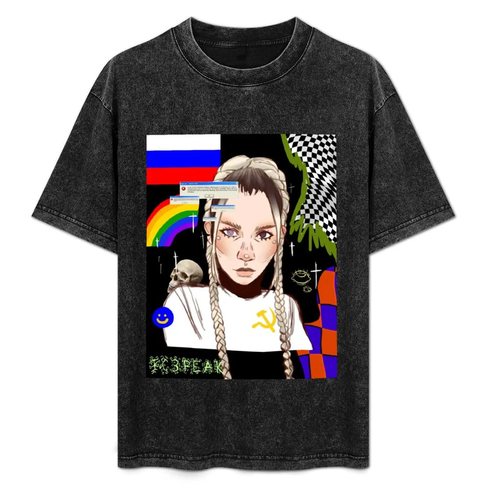 

Футболка Nastya Kreslina IC3PEAK, простая, модная, повседневная футболка