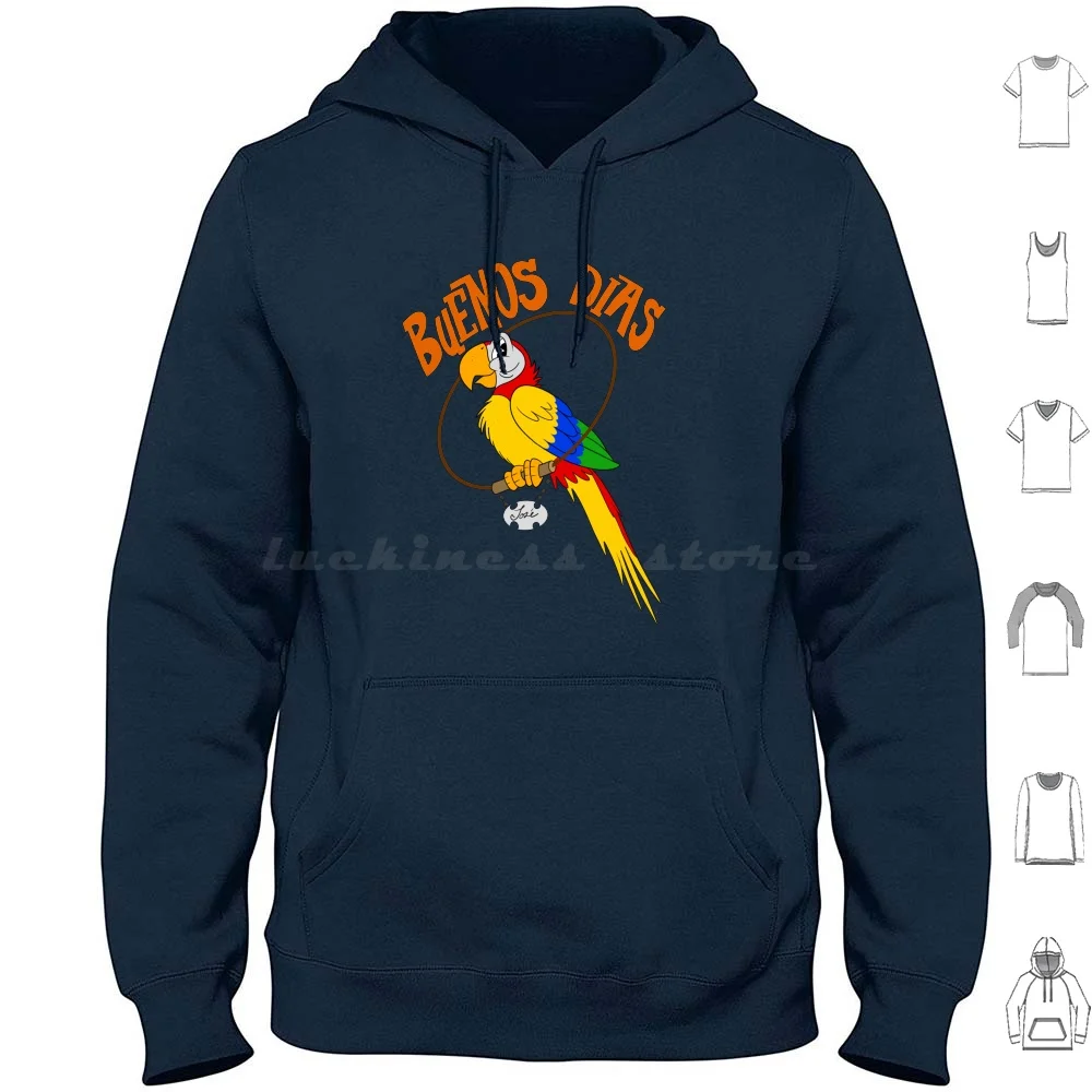 Buenos Dias! Sudadera con capucha de algodón de manga larga Enchanted Tiki Tiki Adventureland